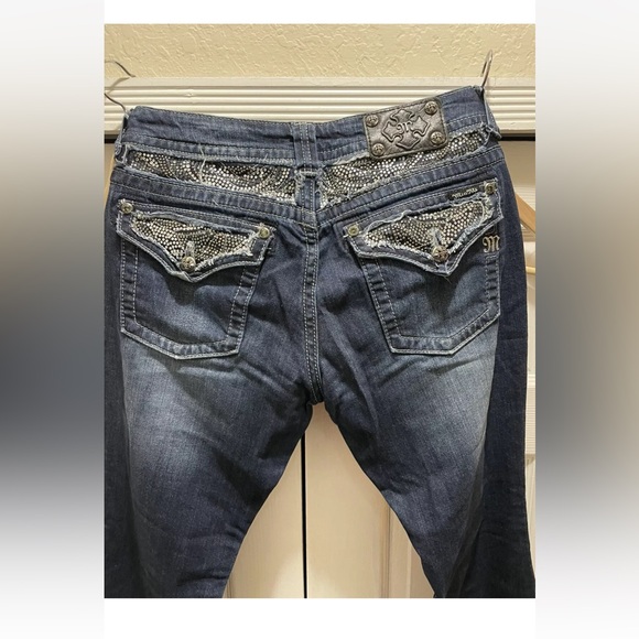 MissMe bootcut zebra rhinestones , size 32 - Picture 4 of 9